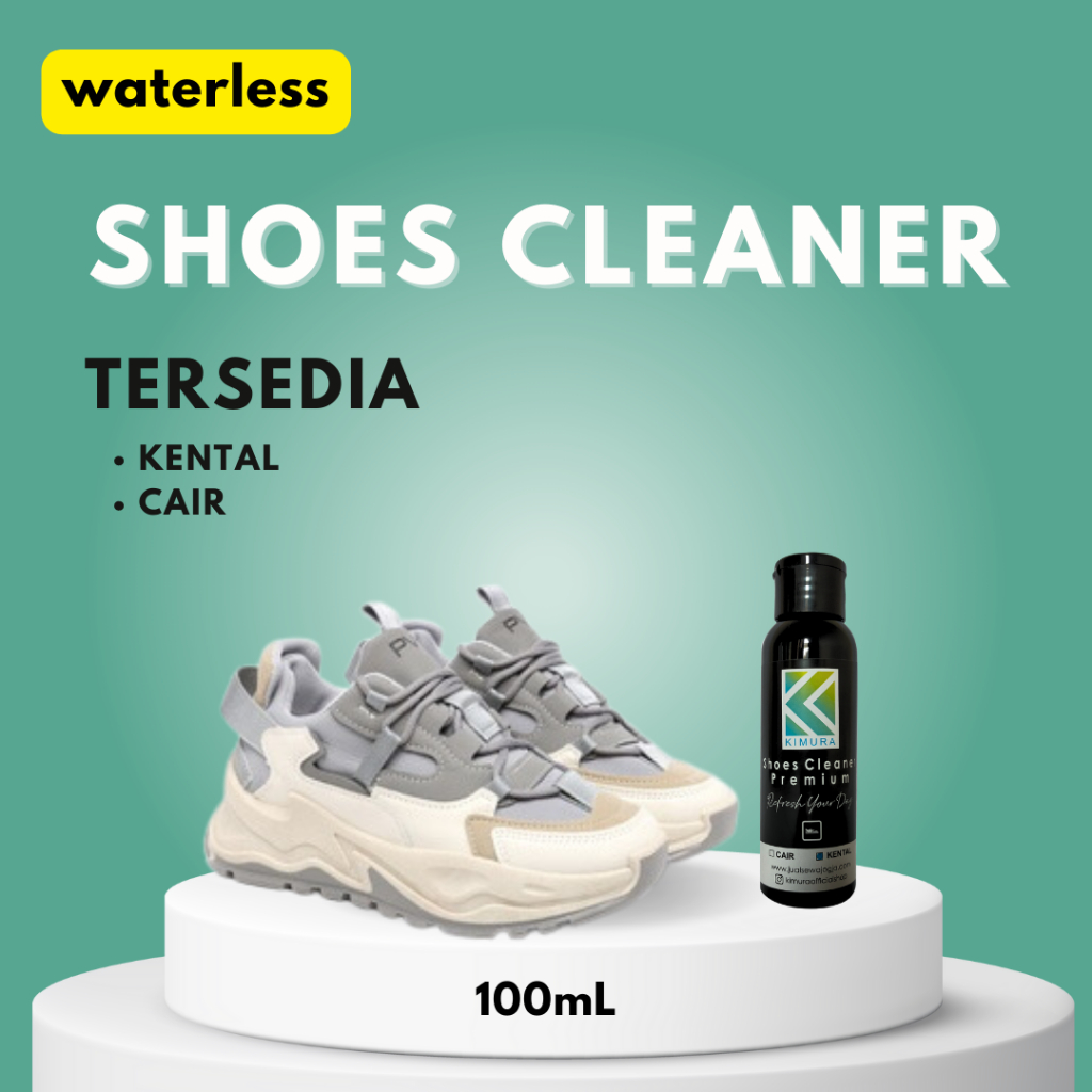 KIMURA Shoes Cleaner Premium 100mL Sabun Sepatu Cleaner Sepatu