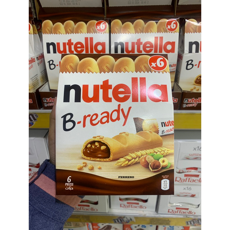 NUTELLA B-READY isi 6 Pcs. Expired 2024 // WAFER COKELAT KACANG IMPORT ARAB PREMIUM