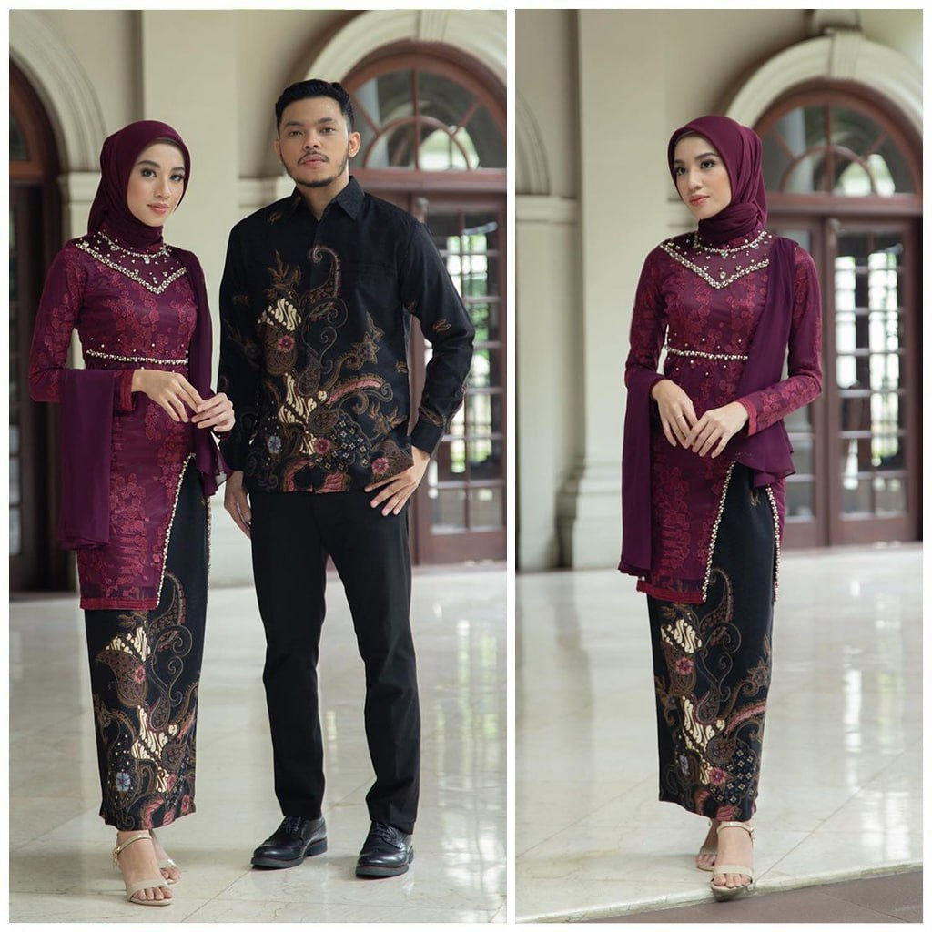 Batik Couple Modern Couple Modern Kebaya Tunik Couple Tunangan Wisuda Kondangan Lamaran Batik Modern