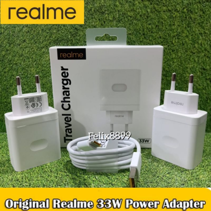 Adaptor Charger Realme C53 C55 Nfc Narzo 50 50 Pro 5G Original 33W 65W Super Dart Vooc USB Type C