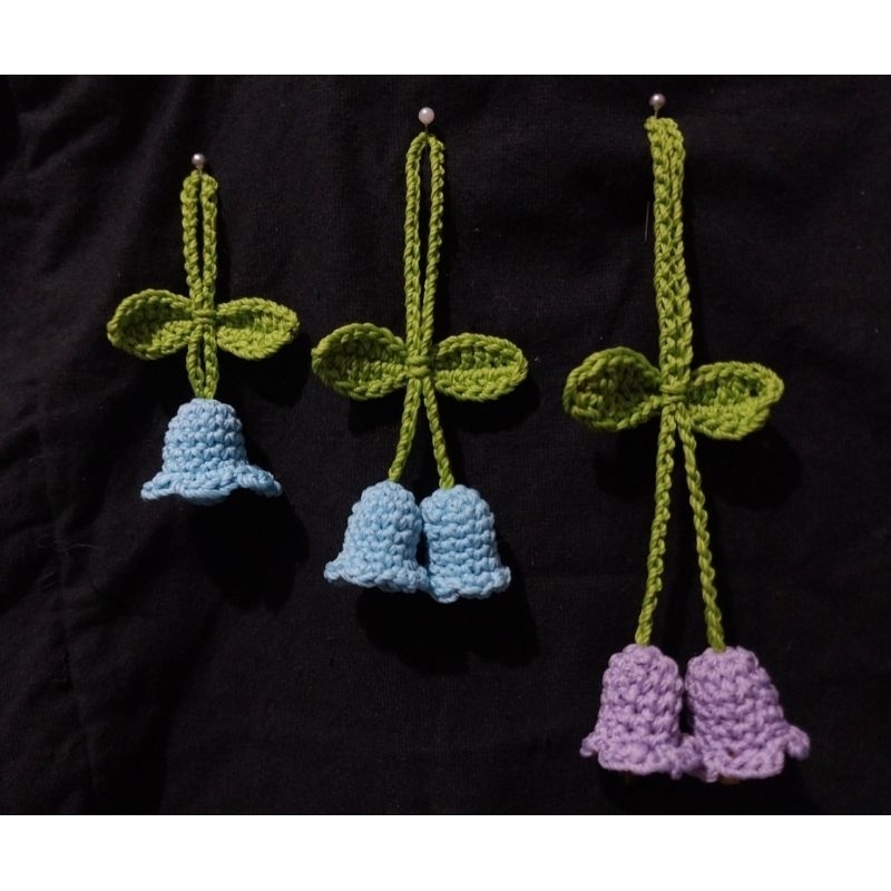 Lily of The Valley Crochet Charms
