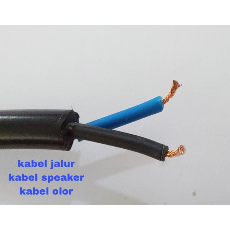 Kabel isi 2 serabut 2x075 Hiver com tembaga murni Meteran