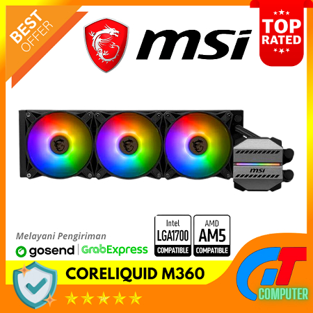 MSI MAG CORELIQUID M360 – MSI CORE LIQUID COOLING 360mm