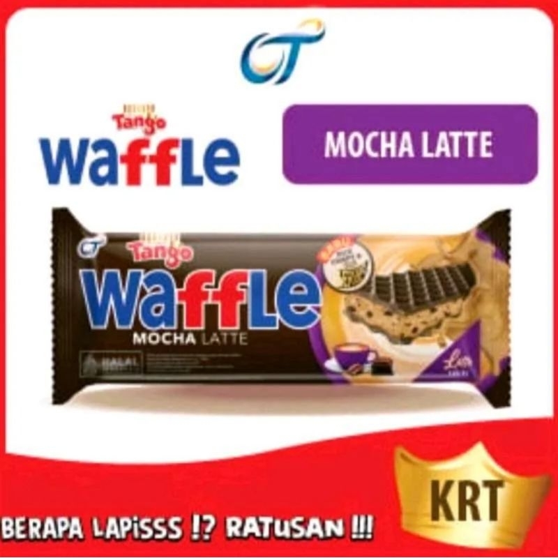 TANGO Waffle Mocha Latte [ 1 Box - 12 pcs ] *