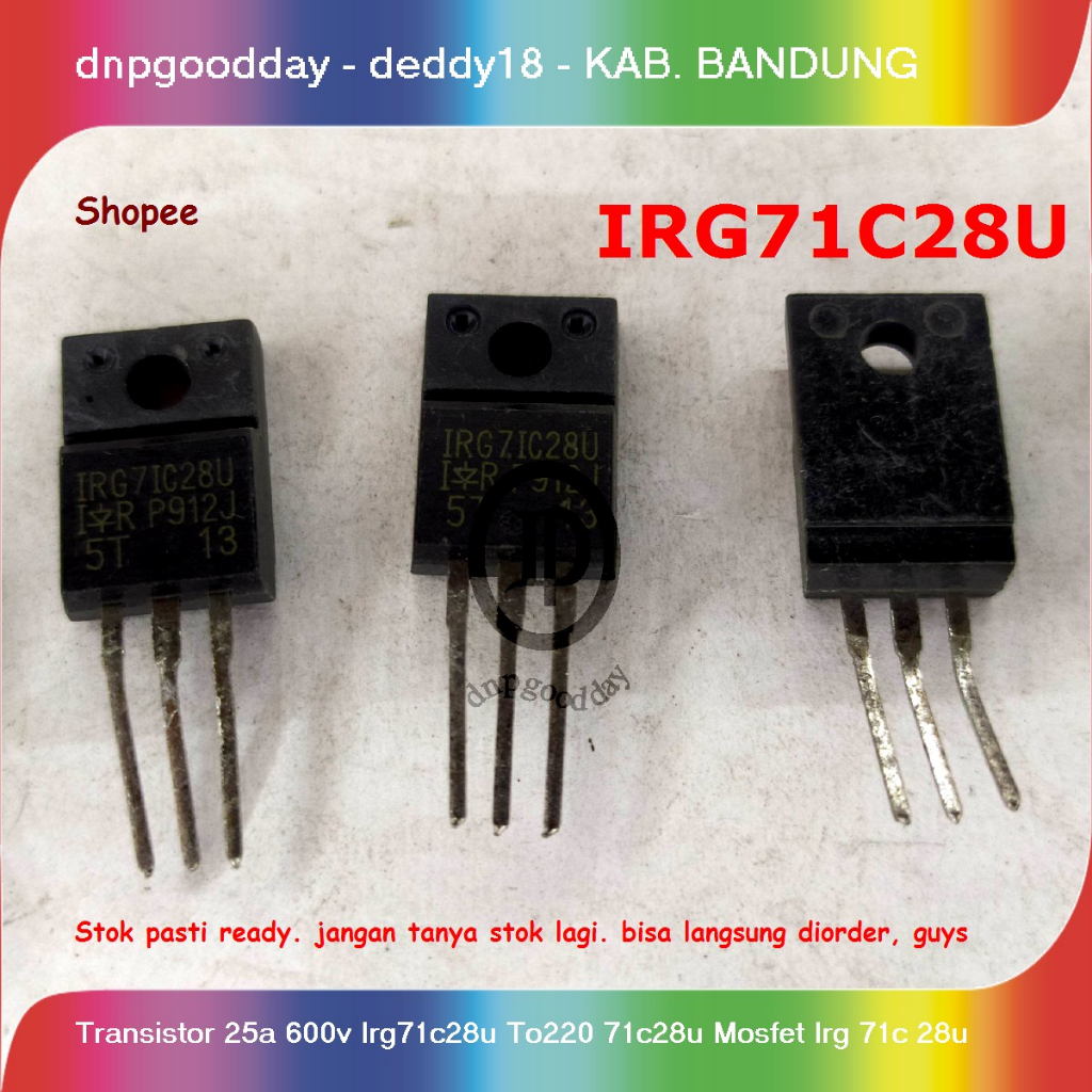 Transistor 25a 600v Irg71c28u To220 71c28u Mosfet Irg 71c 28u