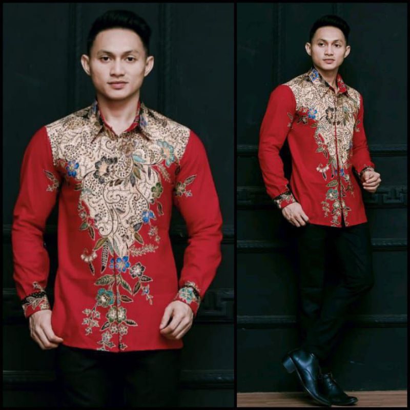 KEMEJA PRIA BATIK PRIMISIMA UNGGUL JAYA SLIMFIT