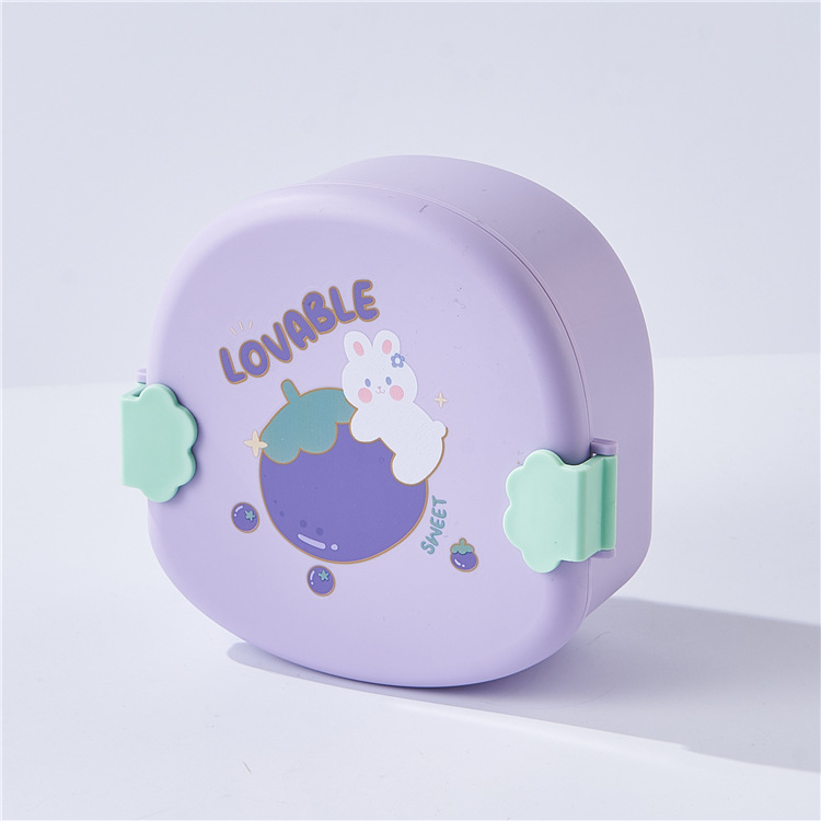 TOKO21--NEW!! 6737 LUNCHBOX PIKNIK FOOD GRADE/KOTAK MAKAN ANAK CUTE RABBIT