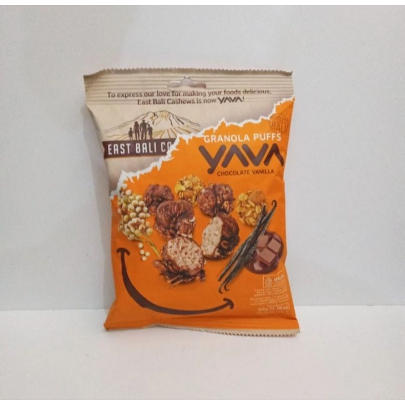 

YAVA GRANOLA PUFFS Chocolate Vanilla