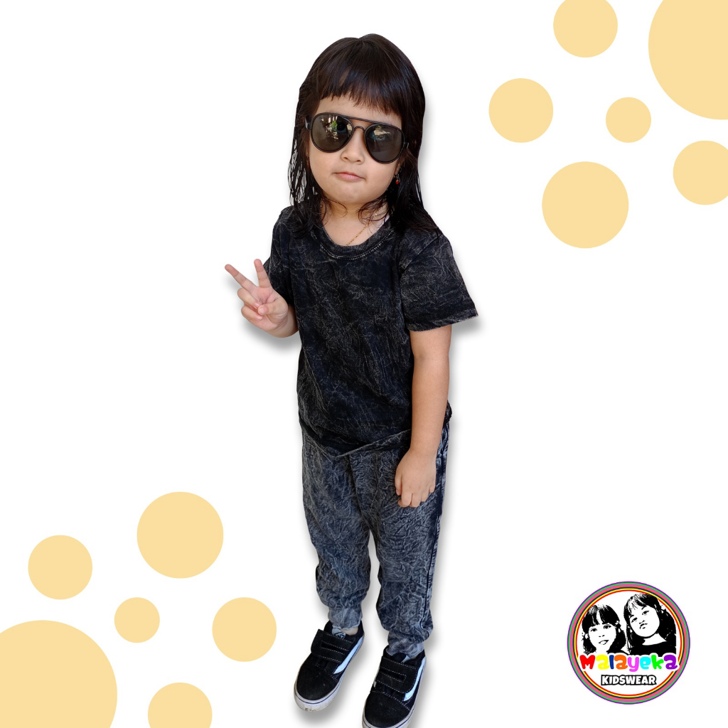 KAOS ANAK WASHING POLOS