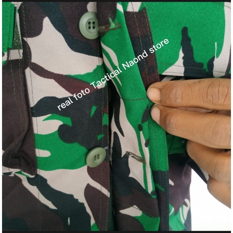 STELAN BAJU PDL DINIR MALVINAS/PDL TEMPUR VELBET PREMIUM/ PDL LORENG TNI DINIR