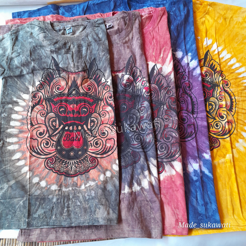 Baju kaos barong lukis bali