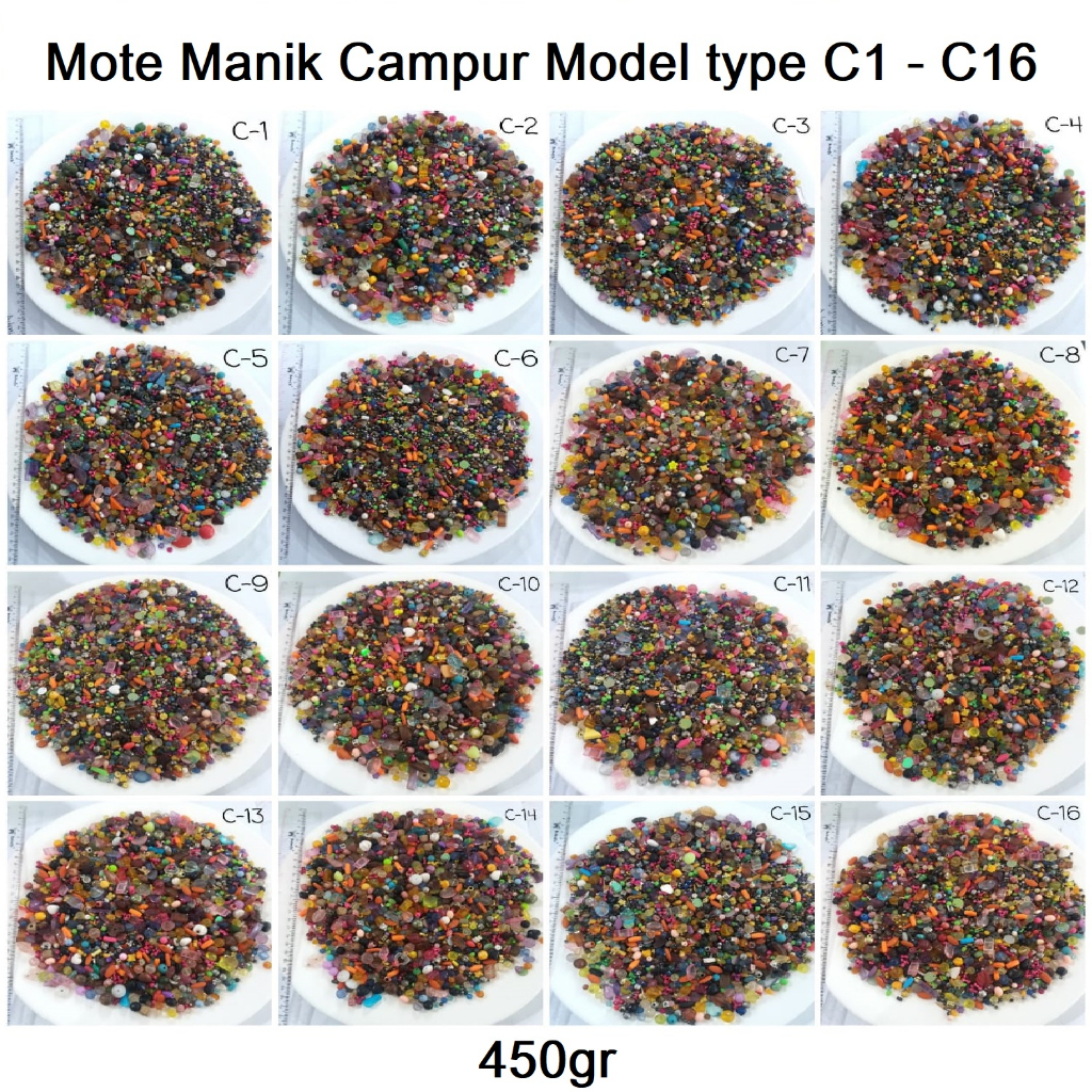 Mote Campur Model Type C1 - C16 Harga/450gr