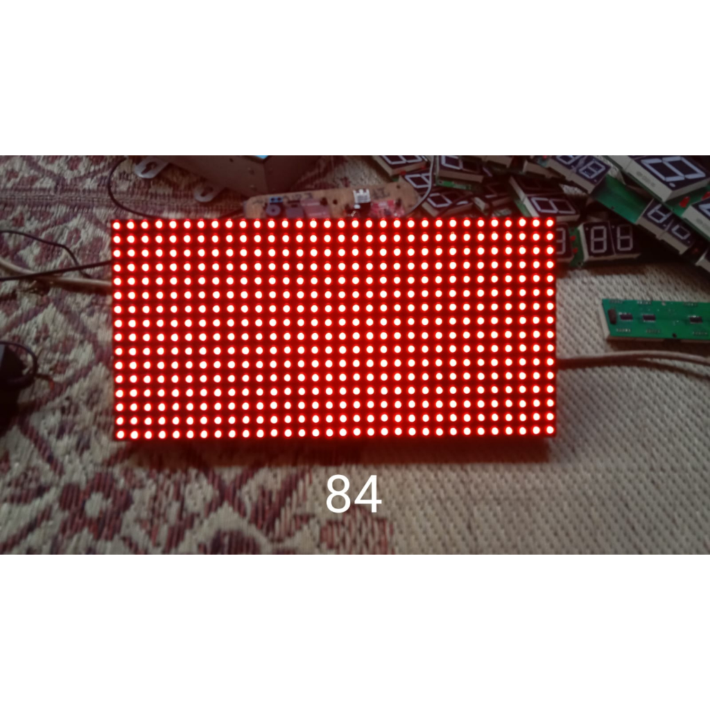 panel p10 led merah outdor second