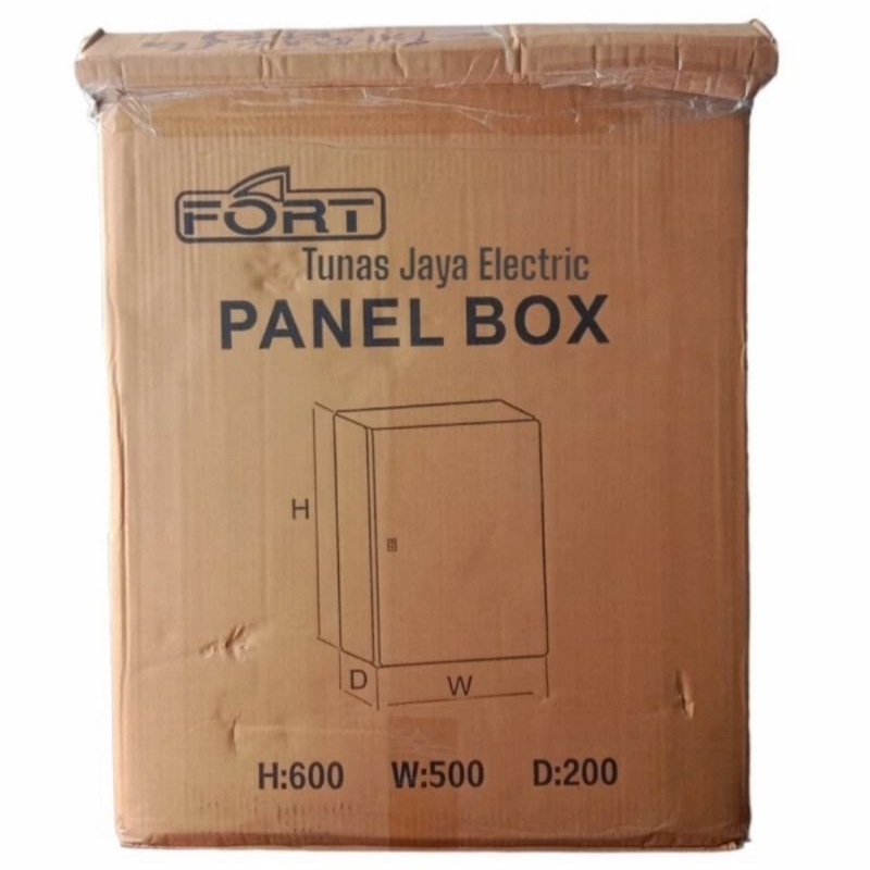 Box Panel Metal Model Topi OUTDOOR 60x50x20 IP55 FORT (PREMIUM)