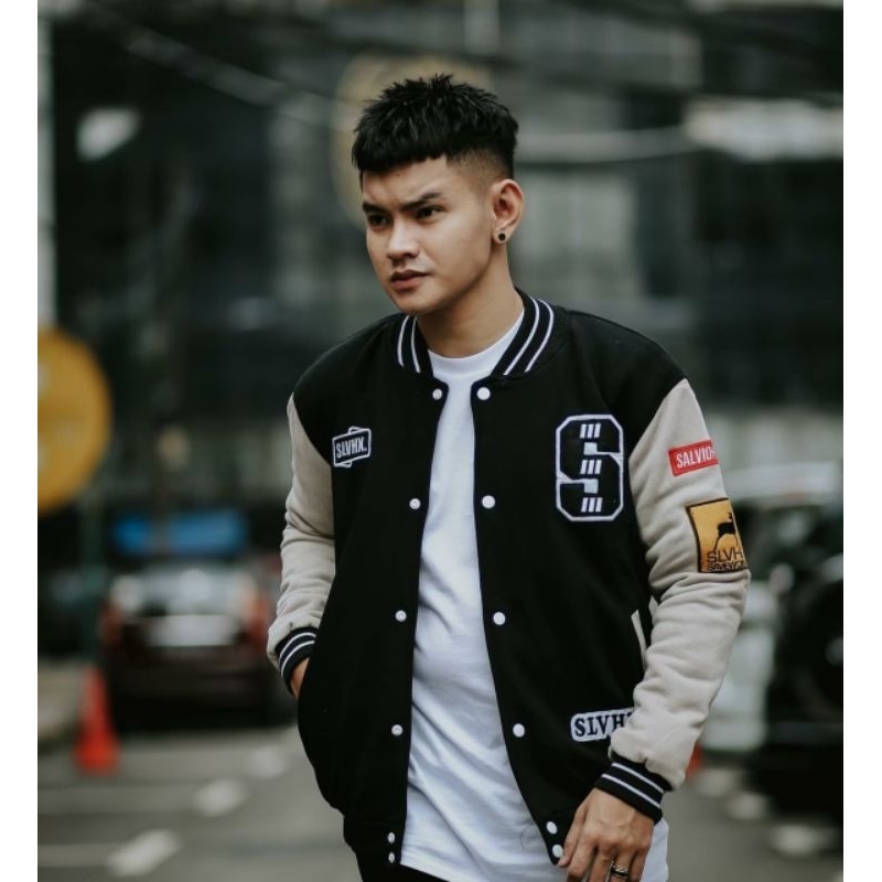 SLVHX Baseball Varsity Jacket - Jaket Pria Baseball Original Premium Salvio Hexia