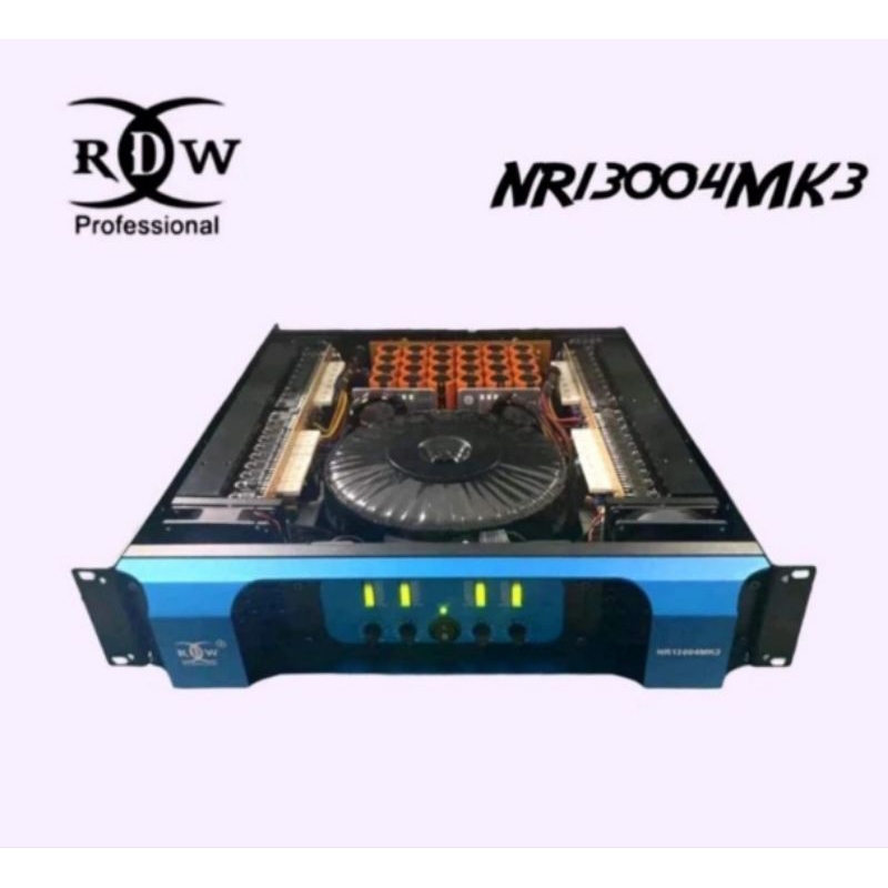 Power Amplifier RDW NR 13004 MK3 / NR 13004MK3 Class H - 4 channel