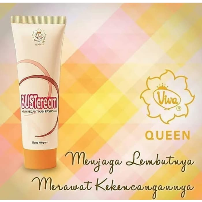 VIVA Queen Bust Cream Krim kecantikan Payudara 40g Halal