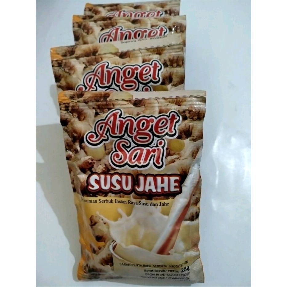 

Anget Sari Susu Jahe Sachet ( 1 renceng / 10 Sachet )