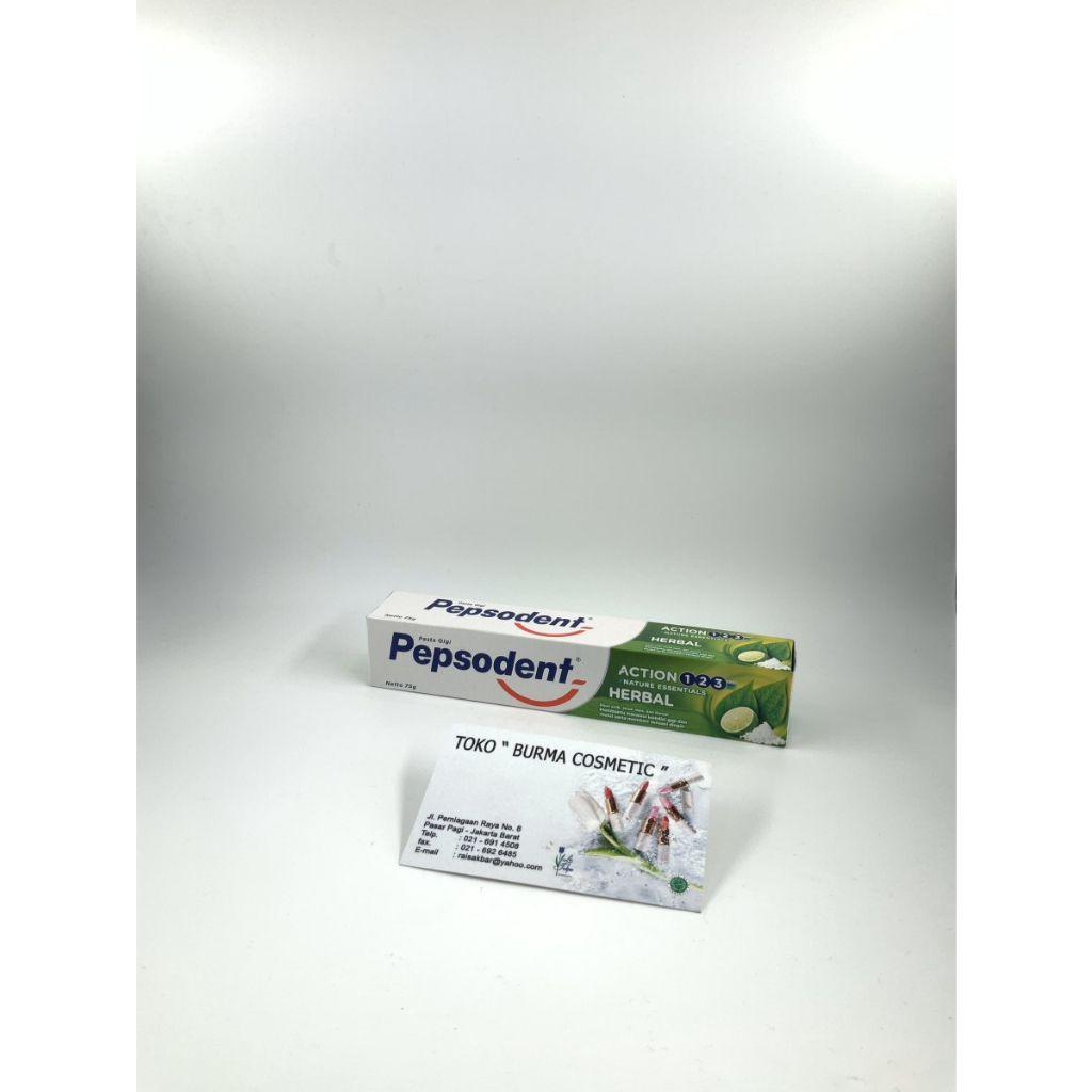 PEPSODENT PASTA GIGI ACTION 123 HERBAL 75 GR