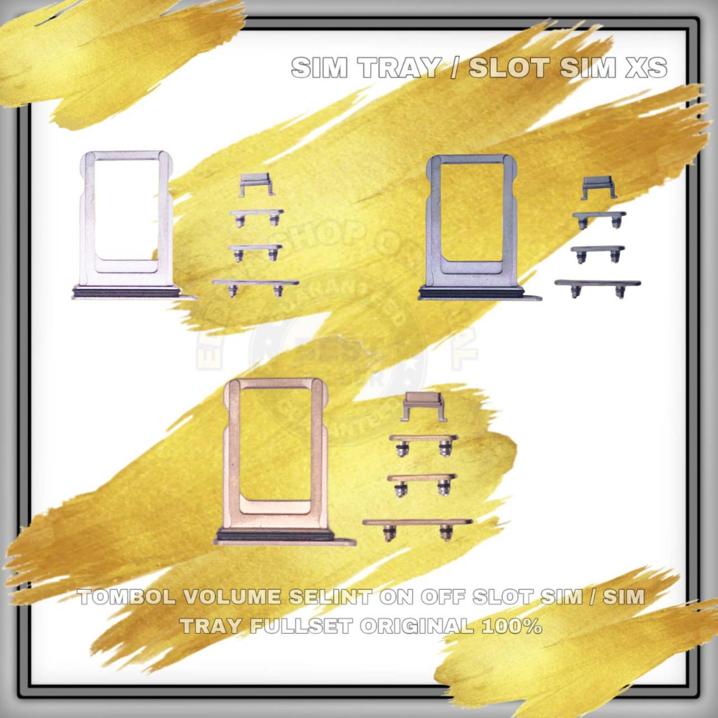 Tombol Volume On Off Slint Sim Tray Ip Xs Fullset