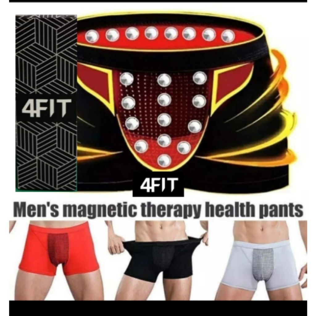 ISI 3 PCS BOXER 5D MAGNETIC UNTUK KESEHATAN VITALITAS PRIA