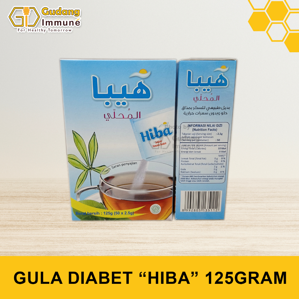

GULA HIBA SWEETENER Gula Rendah Kalori Gula Diabet