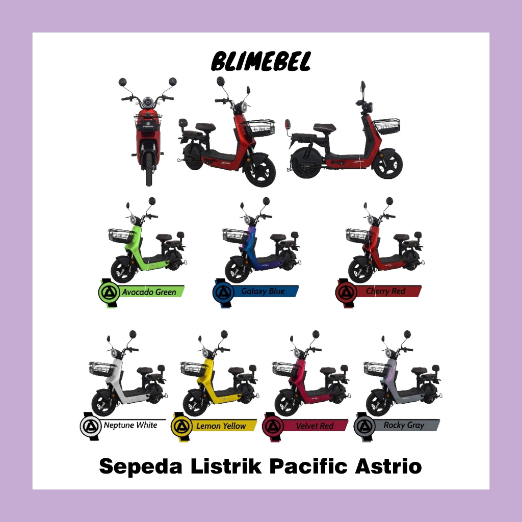 Sepeda Listrik Pacific Astrio / E Bike Pacific Astrio