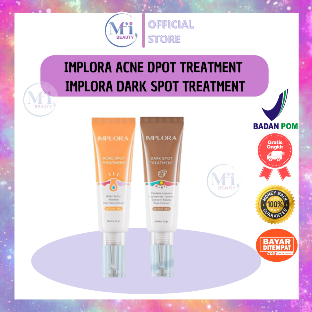 MFI - Implora Acne Spot Treatment | Dark Spot Treatment | Crystalice Eye Serum