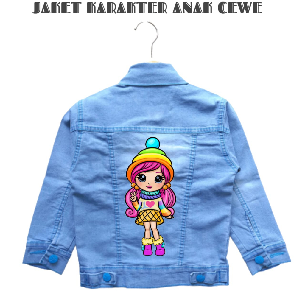 JAKET SABLON ANAK UNISEX 1-6 TAHUN