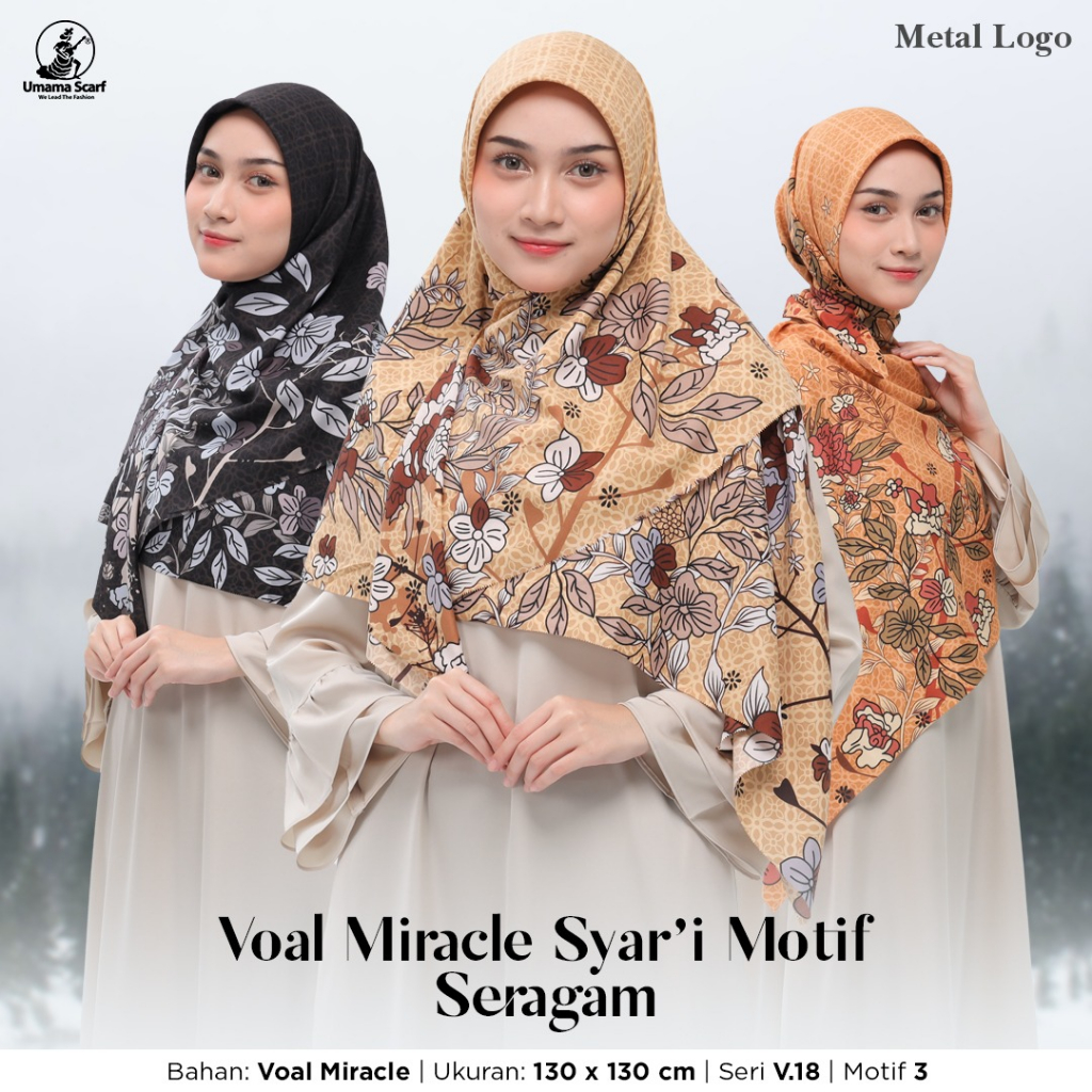 JILBAB SEGI EMPAT MOTIF SYARI / HIJAB SYARI MOTIF BY UMAMA / JILBAB UMAMA SYARI MOTIF / KERUDUNG SEGI EMPAT SYARI BY UMAMA