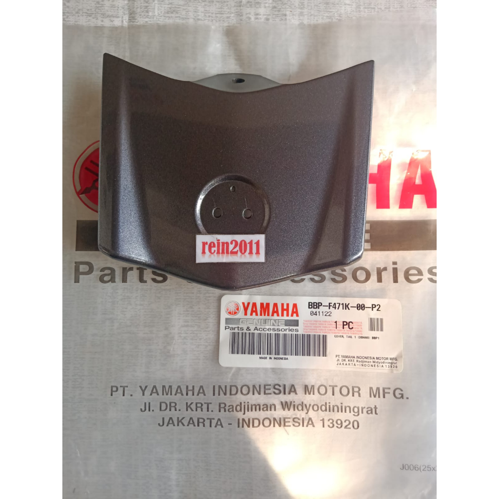 DUCK TAIL SAMBUNGAN BODY BODI NEW AEROX ASLI ORI YAMAHA BBP F471K 00 P2