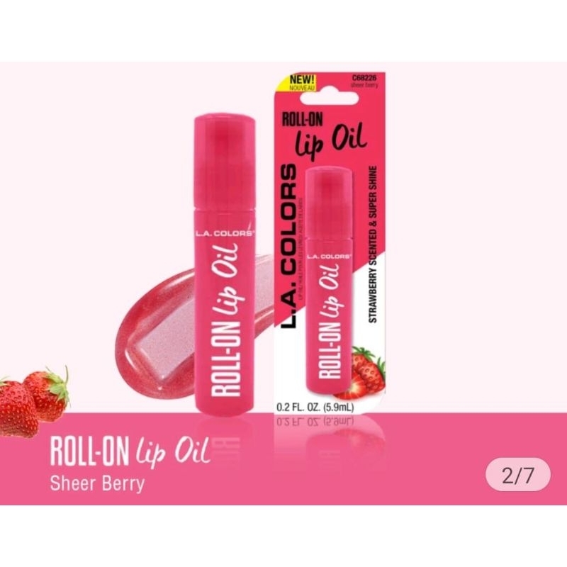 La Colors Roll On Lip Oil