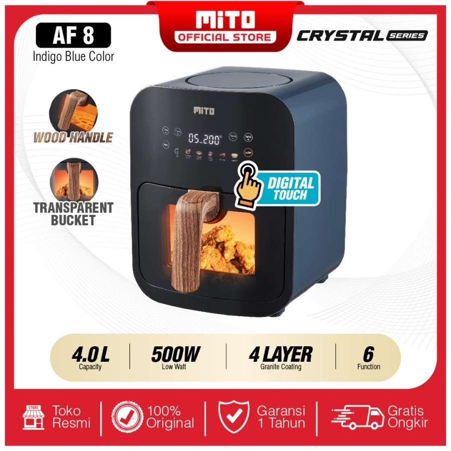 Mito Air Fryer AF8 Crystal Series 4L