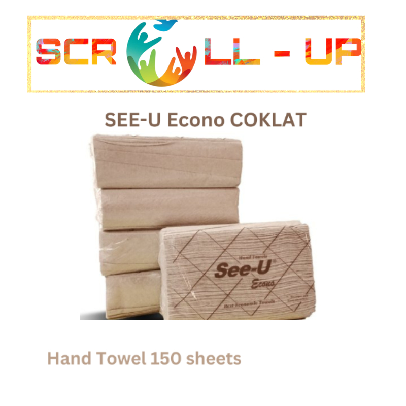 Tissue Hajatan Tisu Prasmanan HAND TOWEL SEE-U / TISU SEE U ECONO 150 sheets