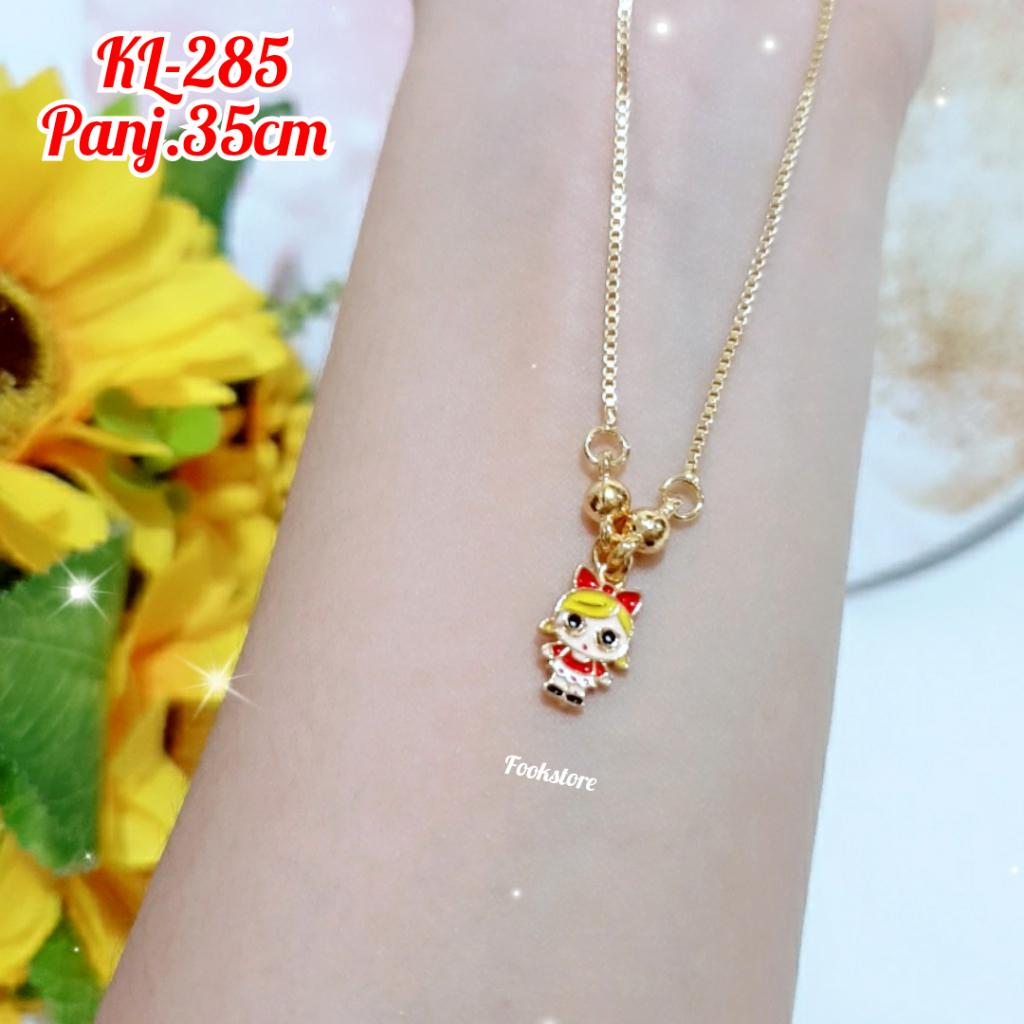 KALUNG ANAK PEREMPUAN MOTIF KARTUN /KL-138/KL-128