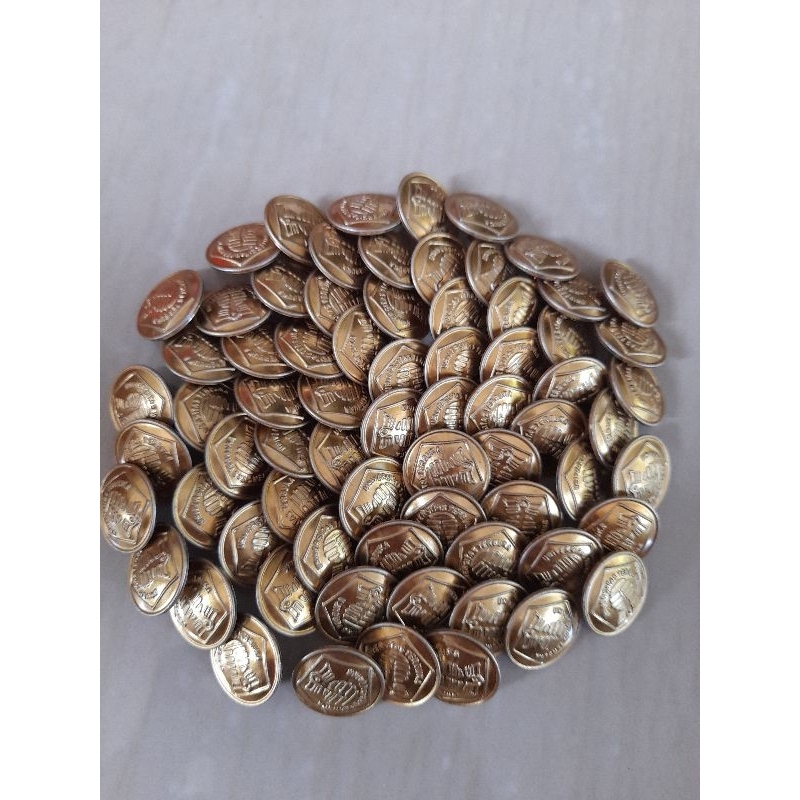 Kancing jas almamater logo UT universitas terbuka