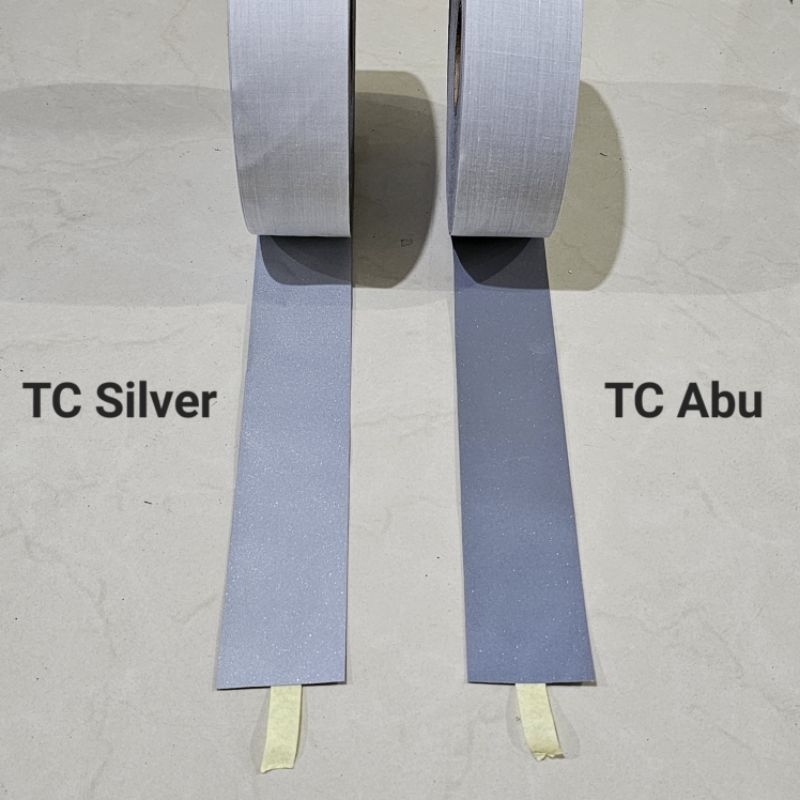 Pita Scotchlite Korea/TC 5 cm per Meter Skotlet Scotlight 2 inch Pemantul Cahaya Kain Jahit Jas Hujan Baju Pakaian Rompi Proyek Safety Vest