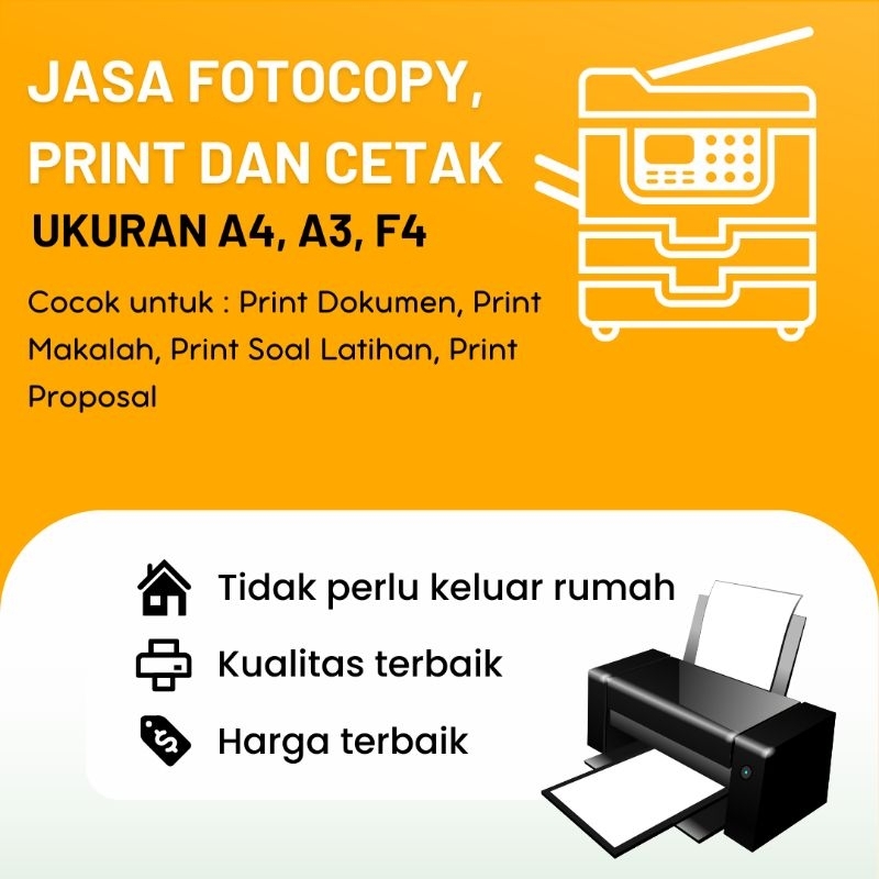 

Jasa Fotocopy Print dan Cetak