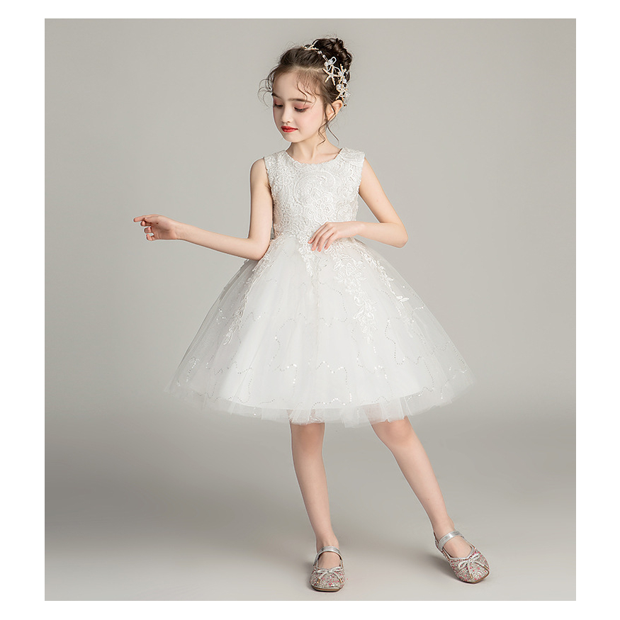 Dress Pesta Anak Perempuan 3 - 13 Tahun Pendek Selutut Princess Dress Tutu Import Korea Gaun Ulang Tahun Anak Tanggung Premium