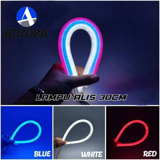 lampu alis led running 30cm 60cm universal semua motor vario 110 vario 125 vario 150 old 150 led 150