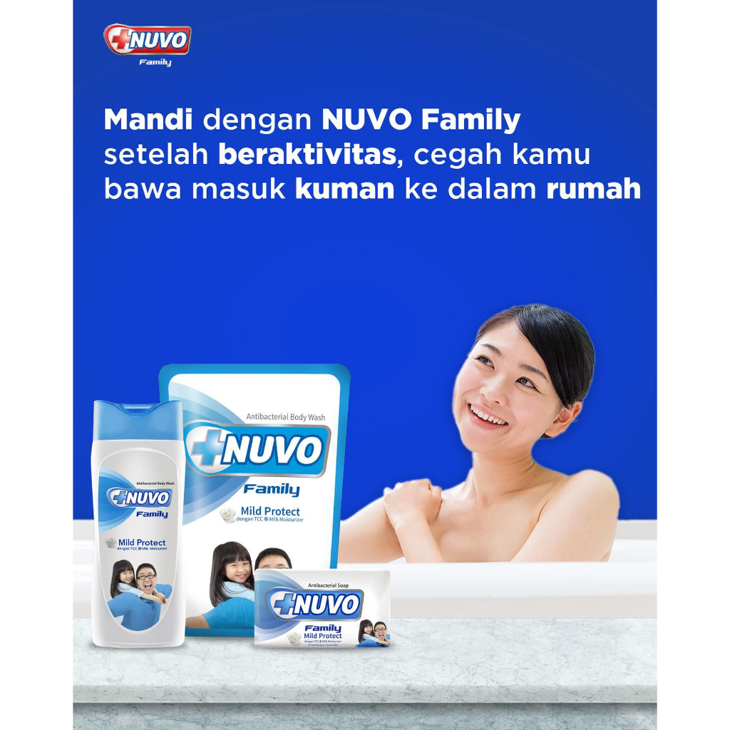 NUVO FAMILY BAR SOAP 76gr SABUN MANDI BATANG BATANGAN CARE FRESH NATURE TOTAL MILD PROTECT PINK KUNING HIJAU MERAH BIRU ACTIVE CLEAN-COOL ANTIBACTERIAL GROSIR MURAH PERAWATAN TUBUH KECANTIKAN SABUN MANDI