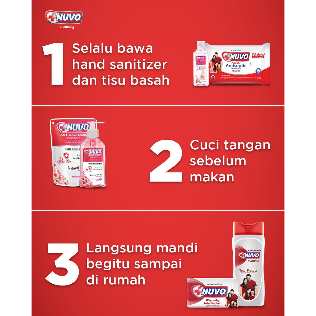 NUVO FAMILY BAR SOAP 76gr SABUN MANDI BATANG BATANGAN CARE FRESH NATURE TOTAL MILD PROTECT PINK KUNING HIJAU MERAH BIRU ACTIVE CLEAN-COOL ANTIBACTERIAL GROSIR MURAH PERAWATAN TUBUH KECANTIKAN SABUN MANDI