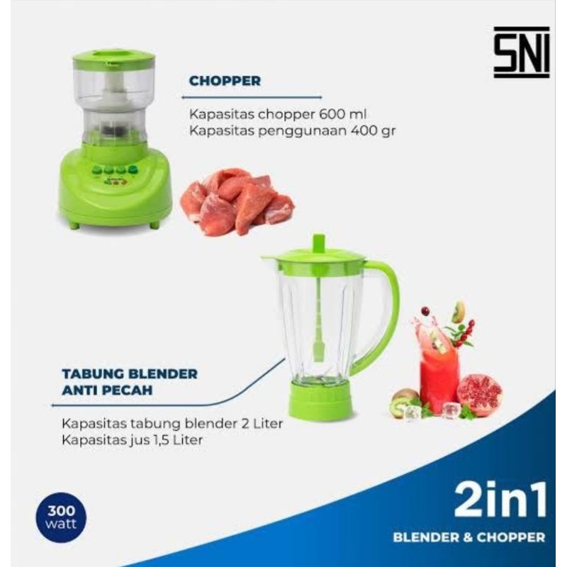 Miyako 2in1 Chopper Blender CH 501PFAP CH511PLY