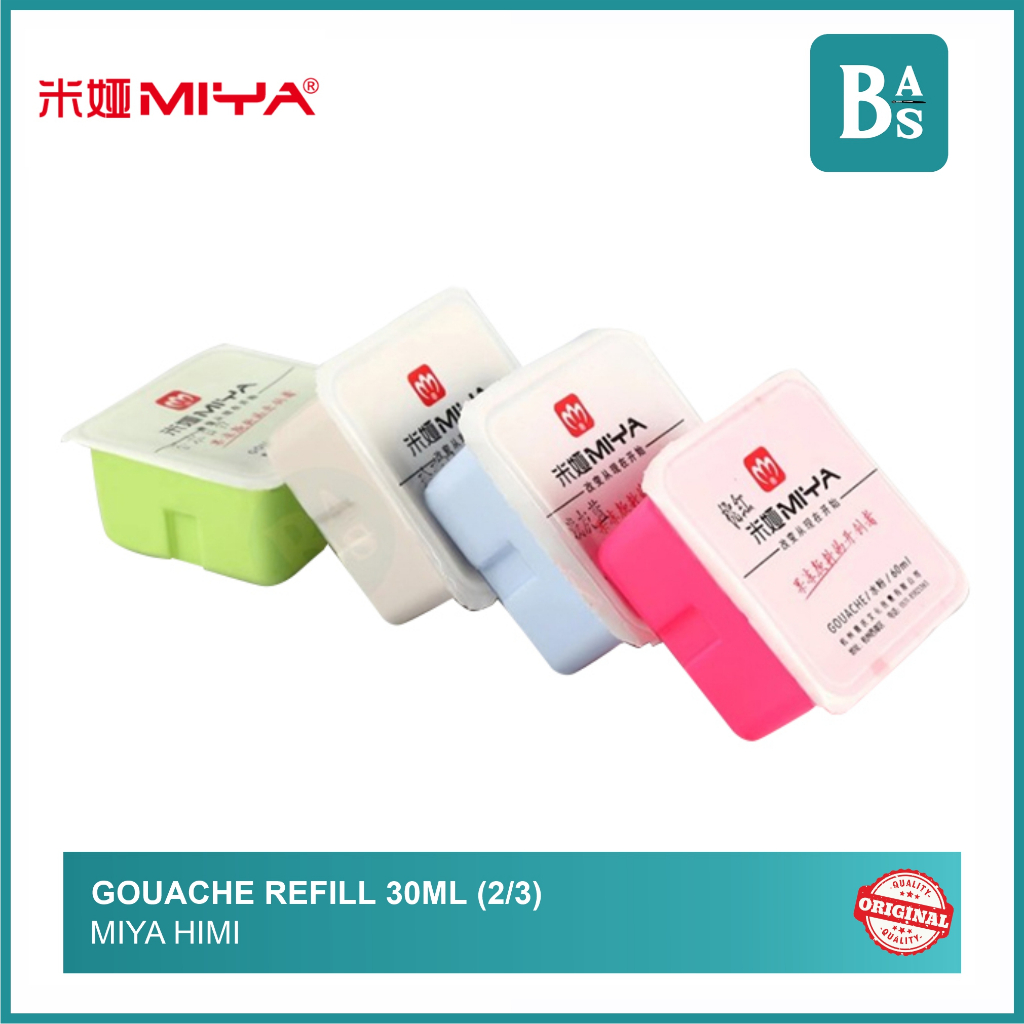 

MIYA HIMI - Cat Guas 30ml Isi Ulang - Gouache Paint Refill - Bali Artemedia (3/3)