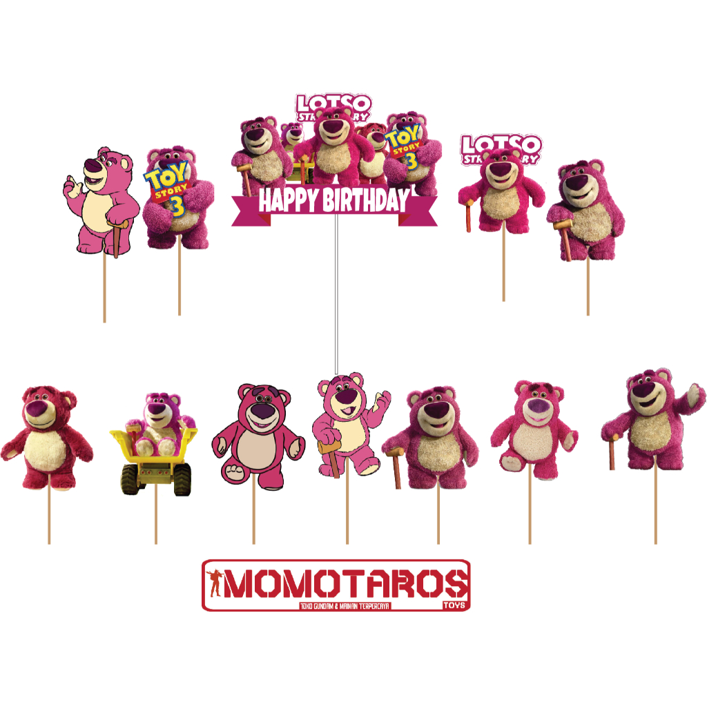 Topper cake Losto Solo toy story set