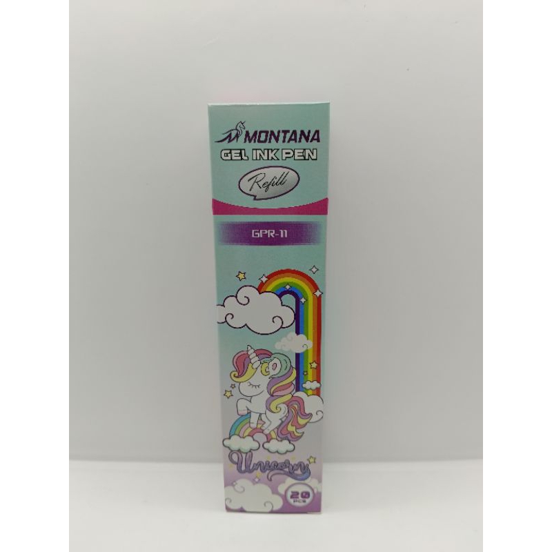 

MONTANA Gel Pen Refill/ isi Pulpen Montana GPR-11/0.5 mm/ 1 Box 20 pcs