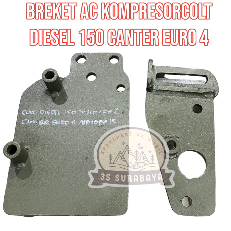 Breket Ac Mobil Kompresor Canter Fuso Euro 4 Colt Diesel 150 Pasang Denso