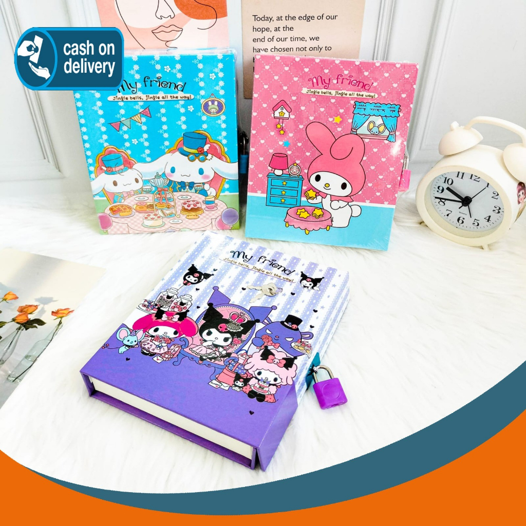 

BUKU GEMBOK SANRIO A6 DIARY NOTEBOOK PADLOCK BUKU LUCU SOUVERNIR TERMURAH BAGUS LUCU IMUT KEKINIAN