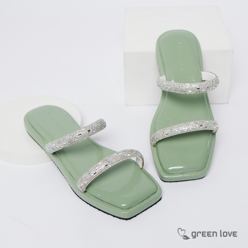 Green Love Sandal Wanita VEGAS