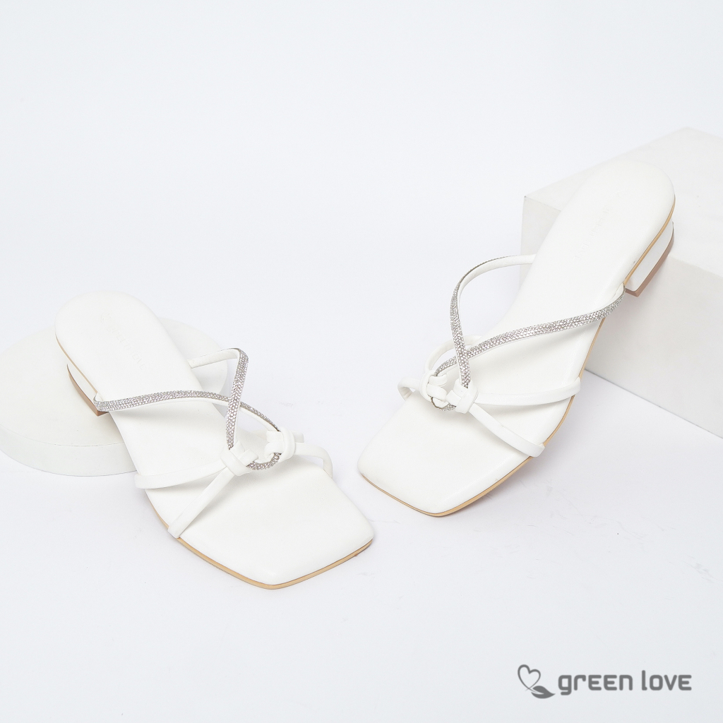 Green Love Sandal Heels TRAVIA